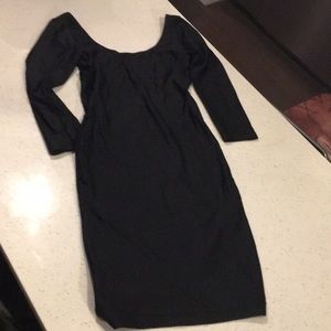 American apparel classic scoop back mini dress